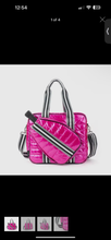 Pink Pickle Ball Puffer Tote