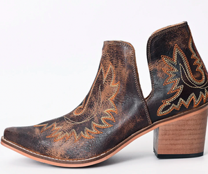 Tooled Leather Boots