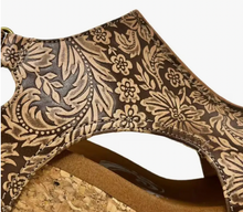 Texas Tooled Wedge in Nude