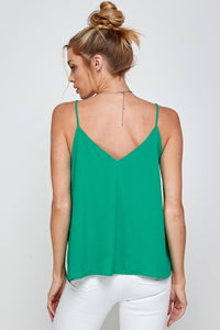 Warm Weather Cami in Kelly Green