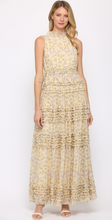Frills and Daffodil's Maxi Dress in Yellow