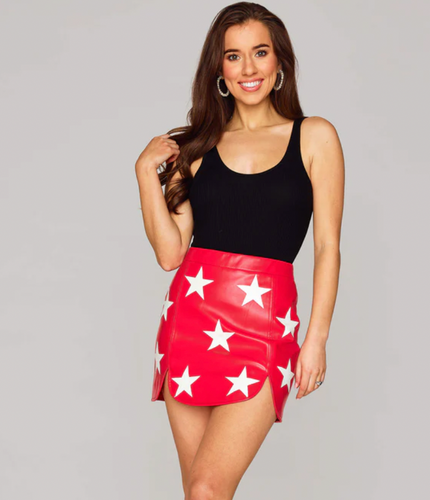 Allie's Red Star Skirt