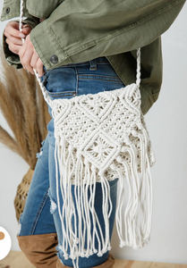 Western Fringe Weaved Straw Cross Shoulder Bag