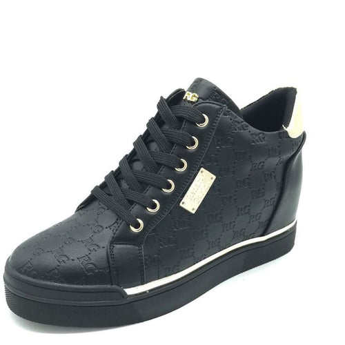 Grande Dame Sneaker in Black & Gold